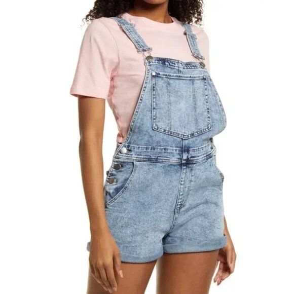 Bp stretch denim Shortalls - Picture 1 of 7